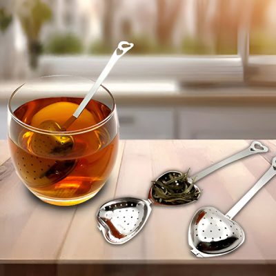 Sitko do herbaty w kształcie serca | INFUSPOON