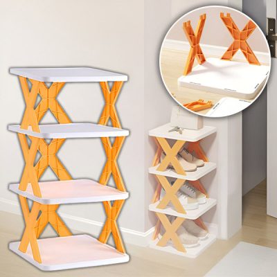 Wielopoziomowy składany stojak na buty | OBUCKO