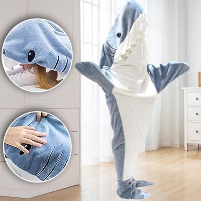 Wygodny Koc w Kształcie Rekina | SHARKOI