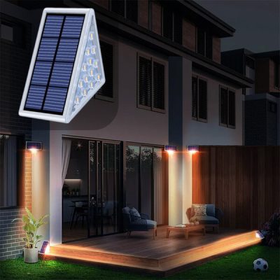Wodoodporna lampa solarna (2 sztuki) | LUMOSTEP