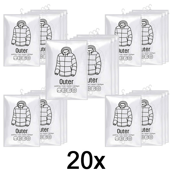 5x Wiszące Worki Próżniowe do Przechowywania (4 szt.) | VACUHANG