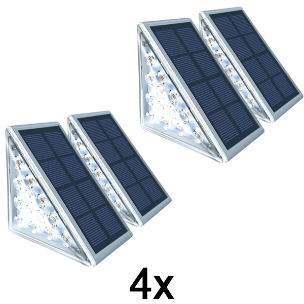 2x Wodoodporna lampa solarna (2 sztuki) | LUMOSTEP
